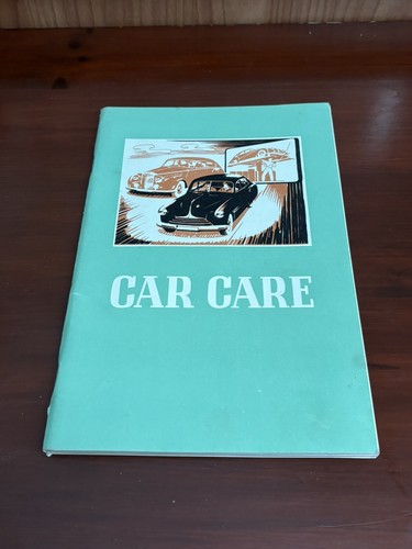 Vintage book car care - book, the