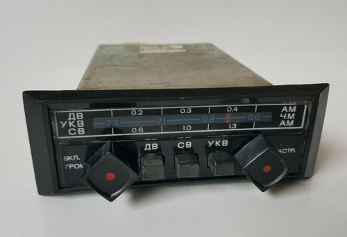 Vintage soviet car radio - soviet,