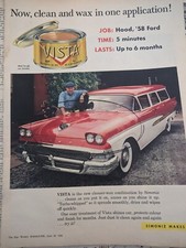Vintage 1958 Magazine Ad