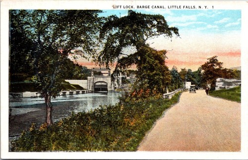 Little falls barge - little, canal