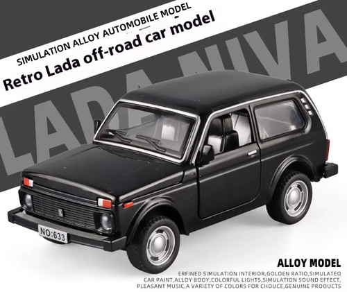 Lada jeep vintage car - 1:32,
