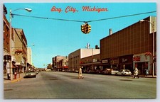 Postcard MI Bay City Vintage