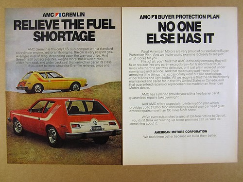 1974 amc gremlin - x, orange