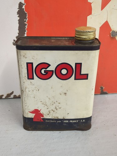 Vintage french igol motor oil - ,